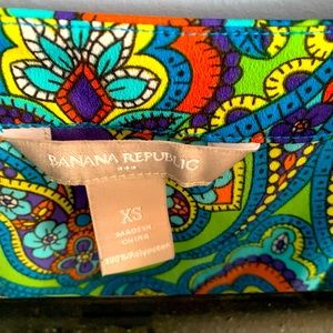 Banana republic Paisley Tank  Size Small.